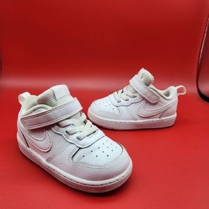 Nike Court Borough Low 2 BQ5453-100 Sneakers Shoes White Unisex Toddler